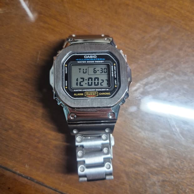 카시오 지샥 DW-5600 메탈 커스텀 시계