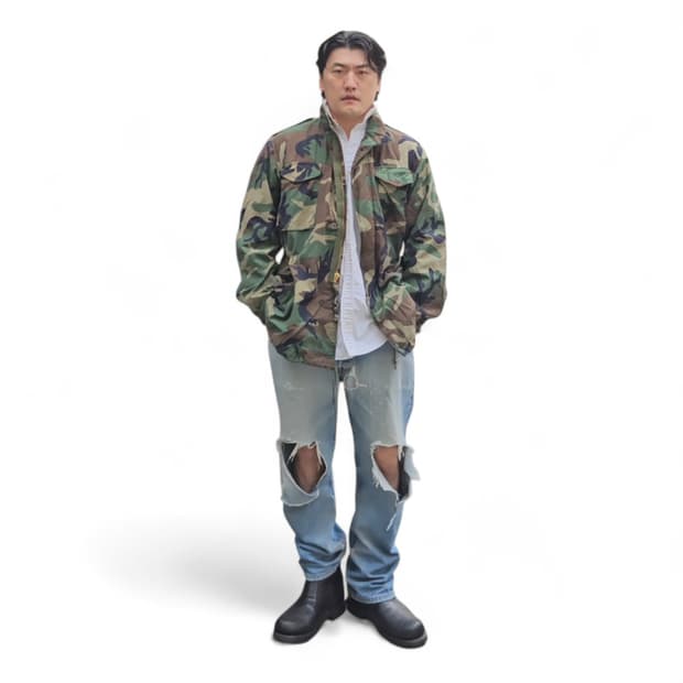 미군 M65 야상 필드 자켓 M M0115