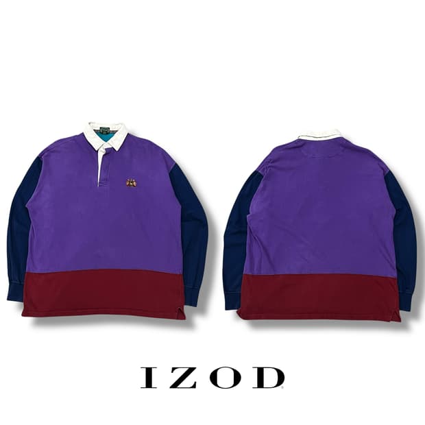 IZOD 배색 럭비티 s07294