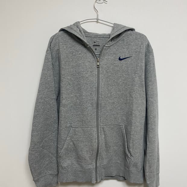 나이키 후드집업 그레이 XL