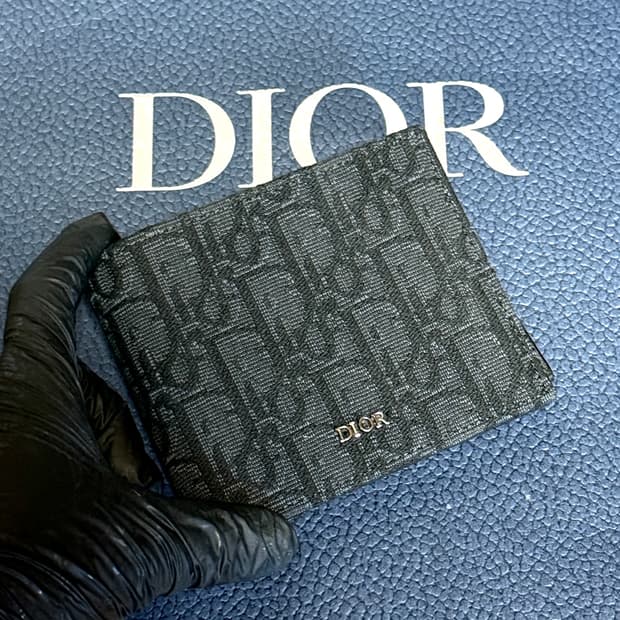 디올 오블리크 반지갑