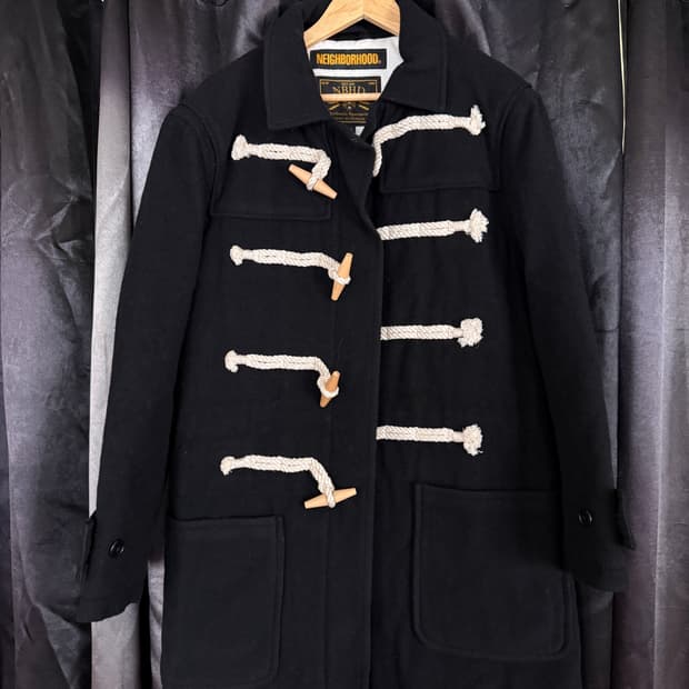 네이버후드 떡복이 코트 