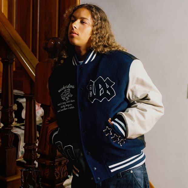 위캔더스 프로그 스타디움 바시티 자켓 L