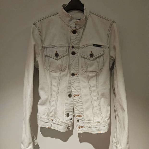 돌체엔가바나 슬림핏연청데님자켓