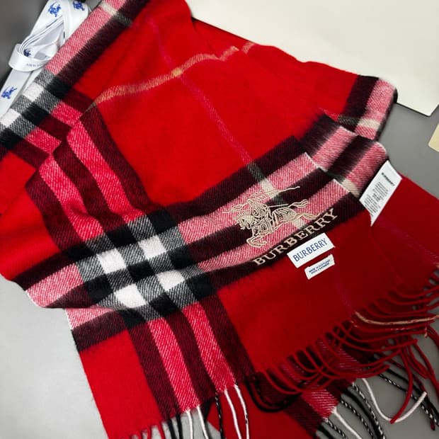 버버리숙녀 리버서블 스카프100% 램스울
