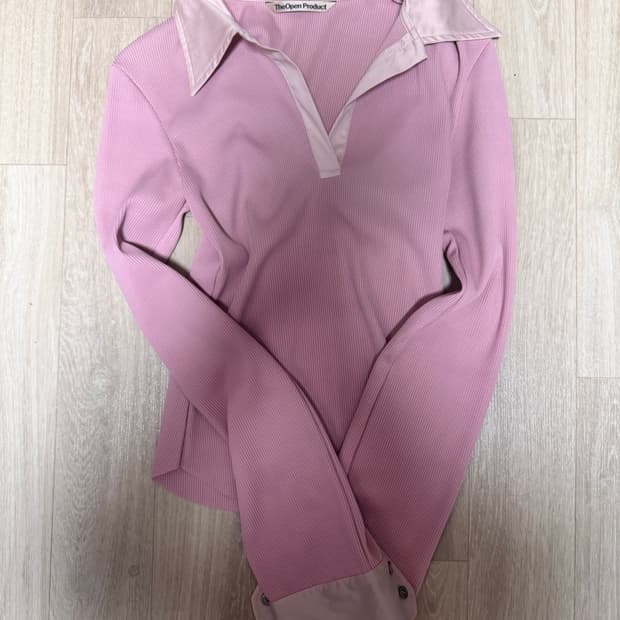 더오픈프로덕트 핑크 셔츠