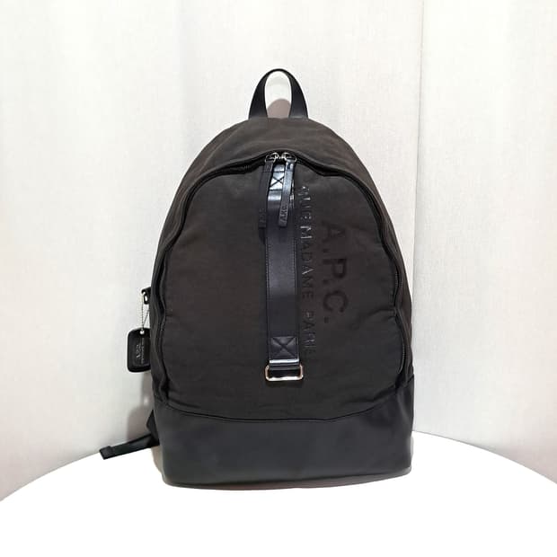 (택포) A.P.C 아페쎄 센스 가죽배색 백팩 C87