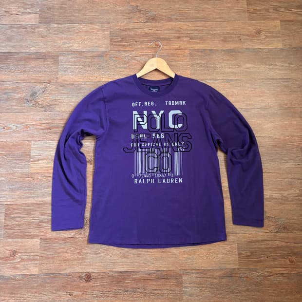 NYC 폴로진 티셔츠 랄프로렌 바코드 95 100