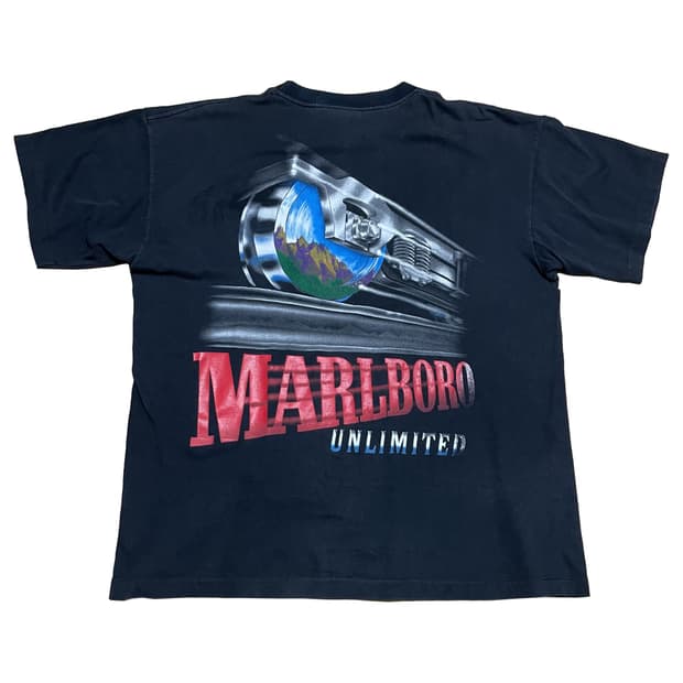 [XL] Marlboro Unlimited 트레인 싱글스티치 티셔츠