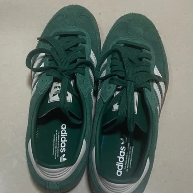 [새 상품] 아디다스 삼바 OG 그린 화이트