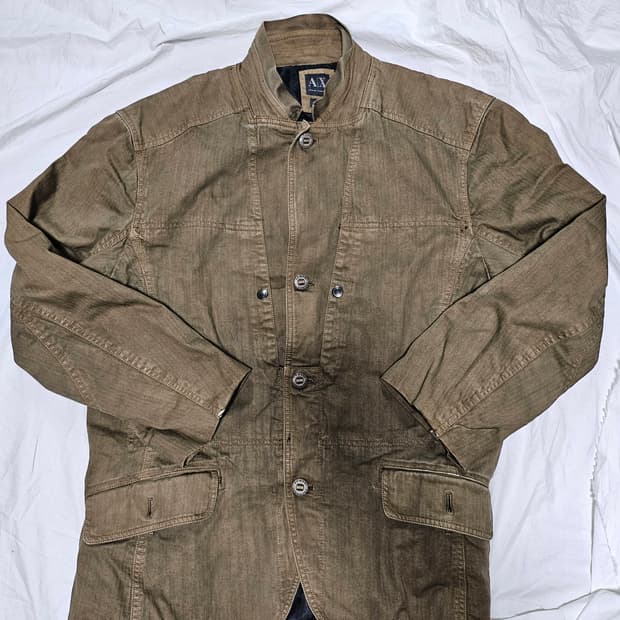 아르마니익스체인지  헌팅자켓 XXL