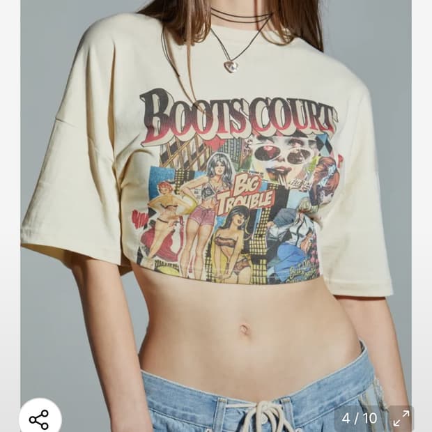 게이트리스 포스터 셔츠 새상품