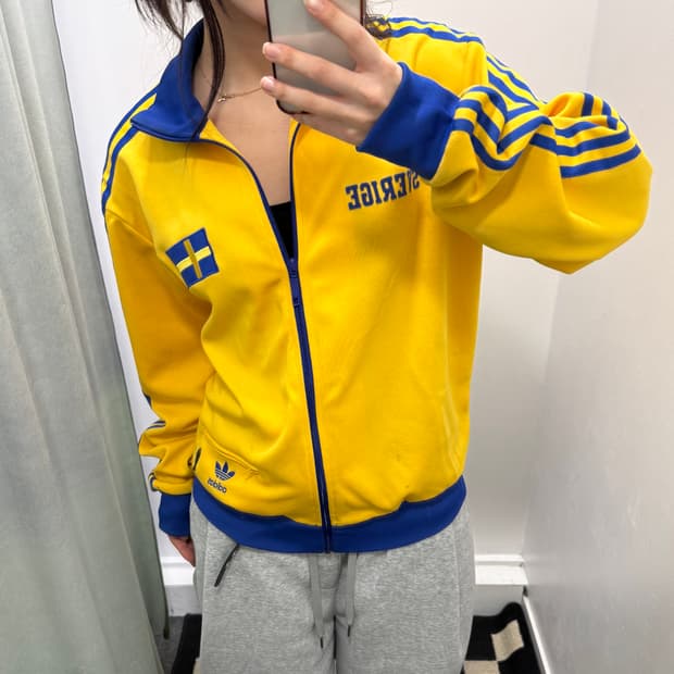 아디다스 스웨덴 트랙탑 져지
