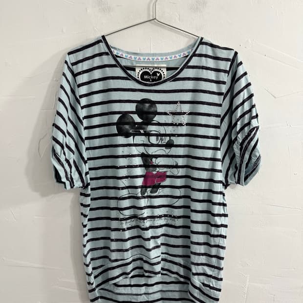 Mickey&minnie printing top