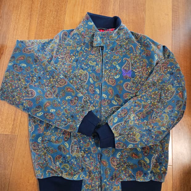 [40]니들스x바라쿠타 코듀로이 페이즐리 자켓