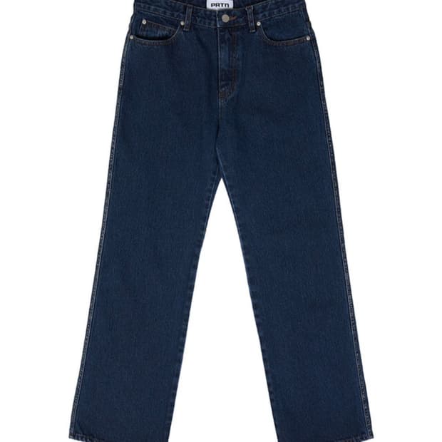 포르테나 클래식 미드라이즈 스트레이트 청바지