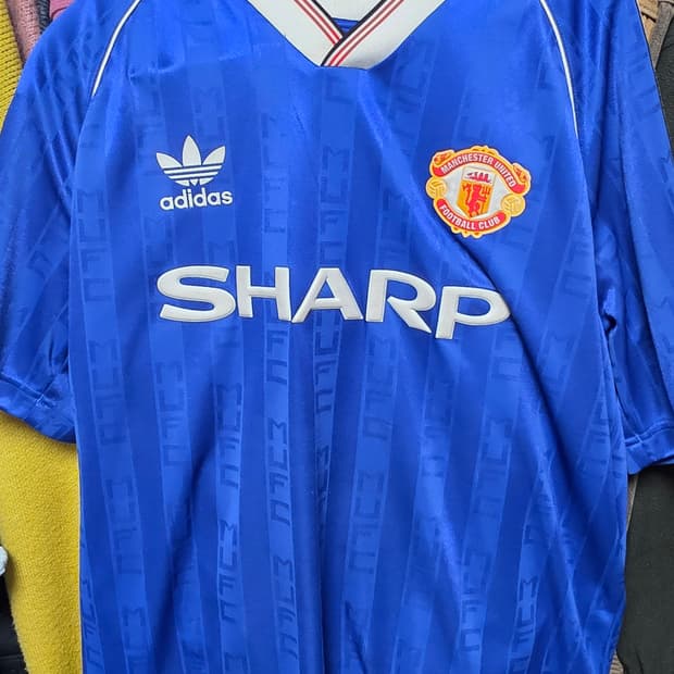 아디다스 맨유 88-90 져지 XL