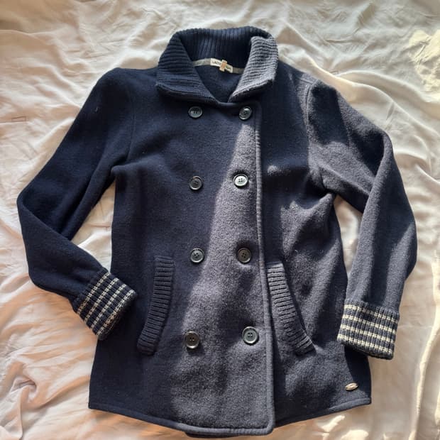 라코스테 더블 니트자켓