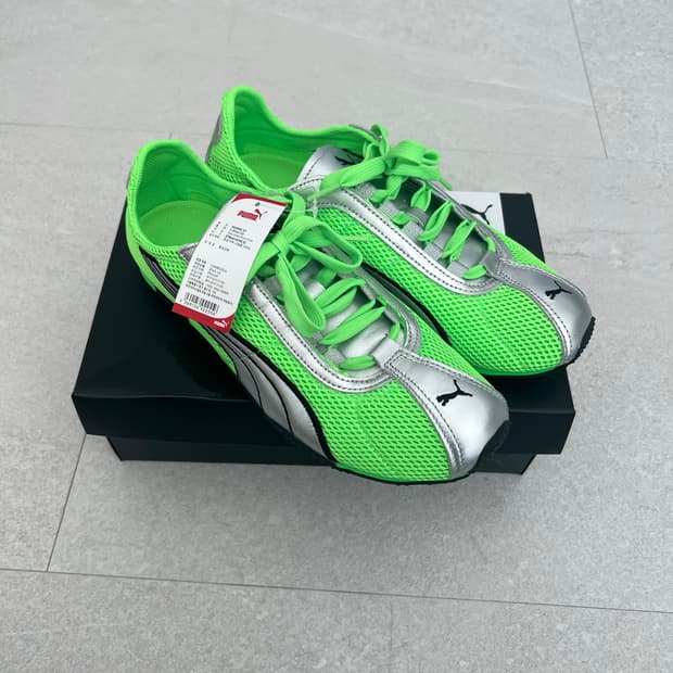 퓨마 h-street 형광그린 새상품
