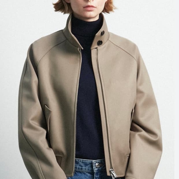 Moonsun 문선 블루종 자켓