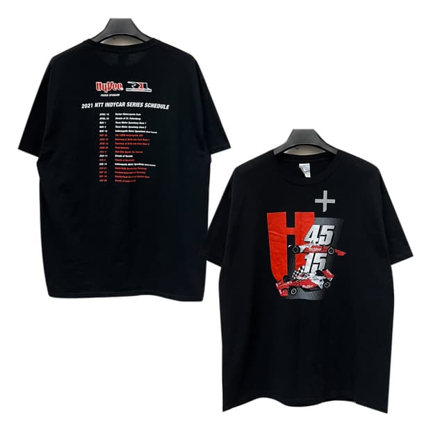 USA 포트앤컴퍼니 라할 레터맨 레니간 레이싱 반팔티 XL