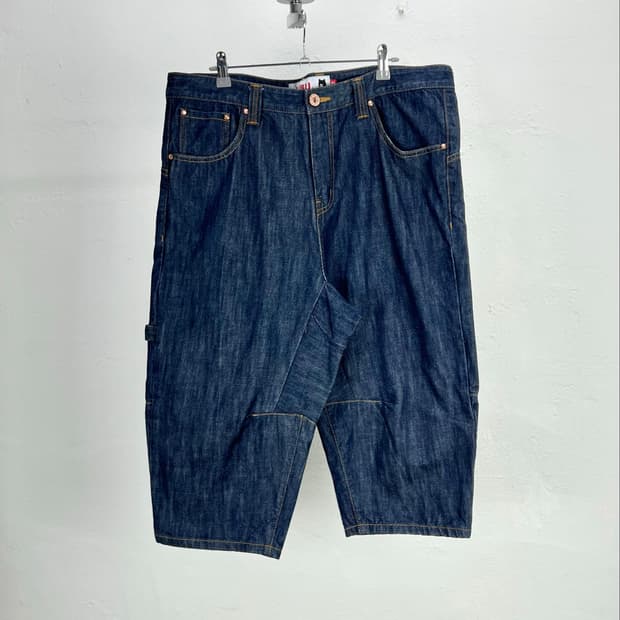 후부 중청 카펜터 데님 쇼츠