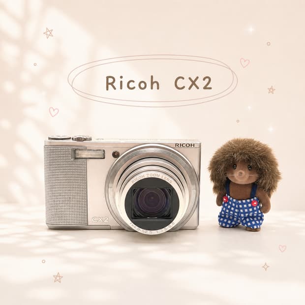 🤍리코 CX2 실버 🩶 클래식 감성 + 강력 줌 💕