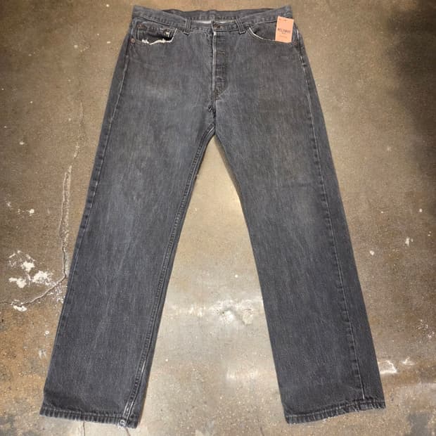 리바이스 501 90s Made in USA 블랙진 데님 청바지