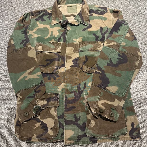 90s us army 우드랜드 오리지널 카모 BDU자켓  m