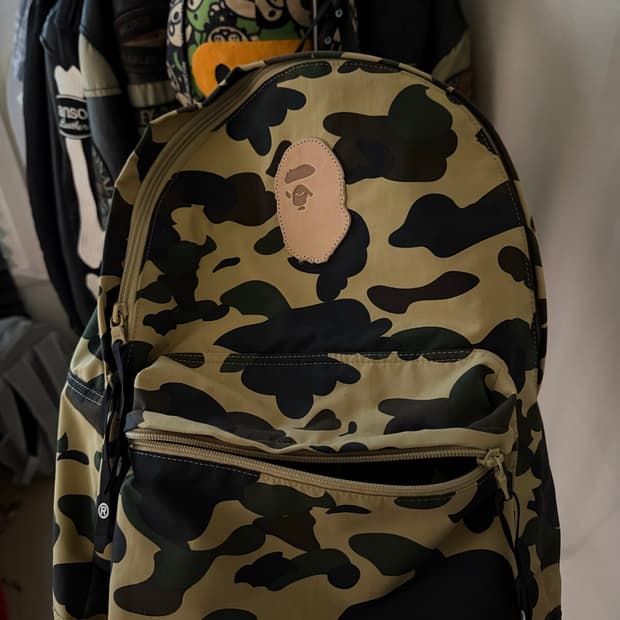 BAPE 베이프 카모 가방 백팩