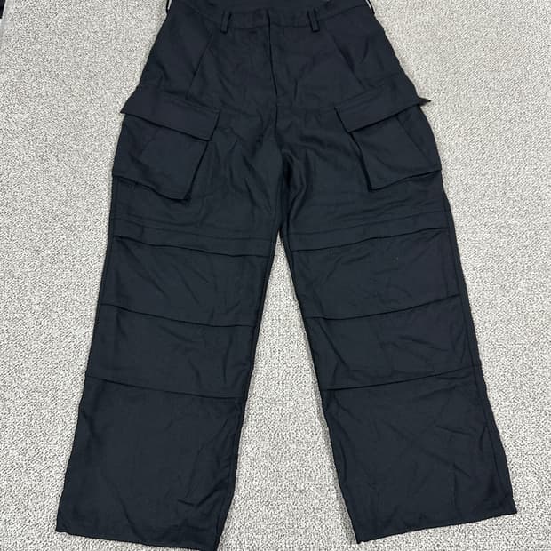 쿠어 테크니컬 카고 울 팬츠 라지사이즈