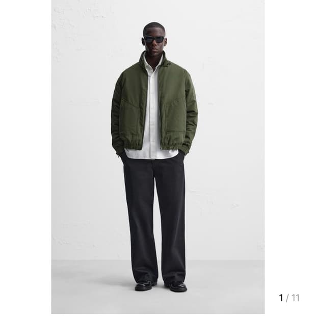 [L]자라 패딩 보트 점퍼