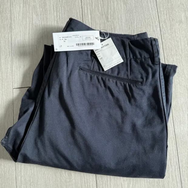 나나미카 와이드치노 네이비 32사이즈 판매