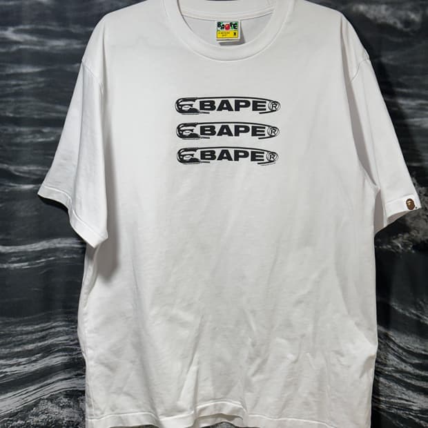 베이프 옷핀 티셔츠 M 