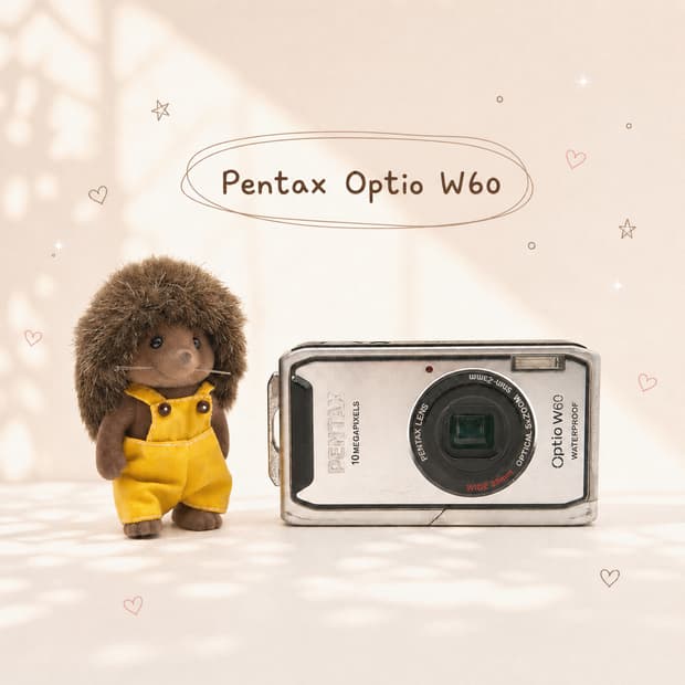 한글지원🤍 펜탁스 옵티오 W60 실버 🤍