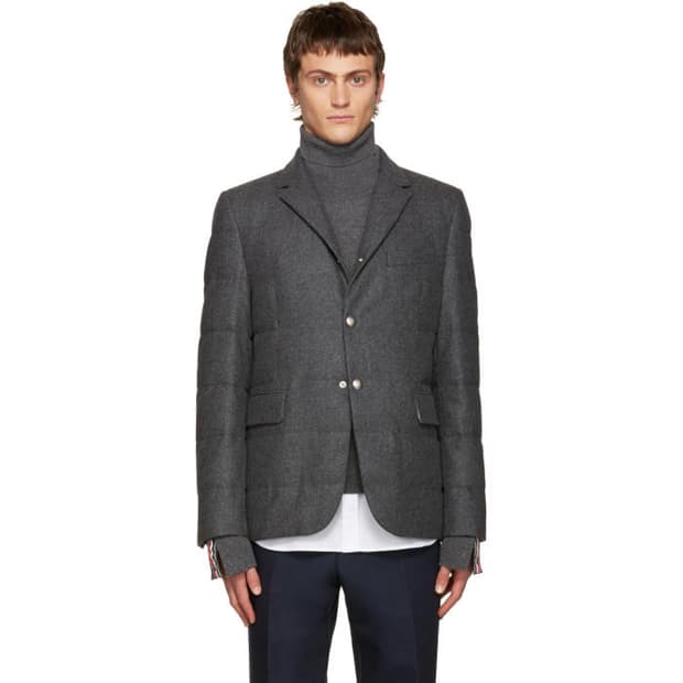 [3 SIZE] 몽클레어 감마 블루 패디드 블레이저