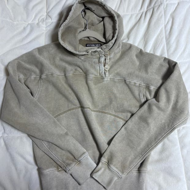 혜인서 버튼 후디