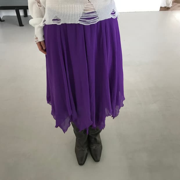 vintage purple skirt