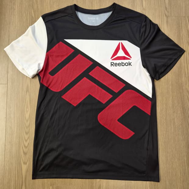 리복 UFC 져지 반팔 티셔츠