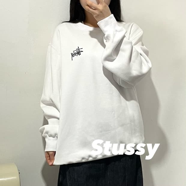 스투시 빅로고 맨투맨