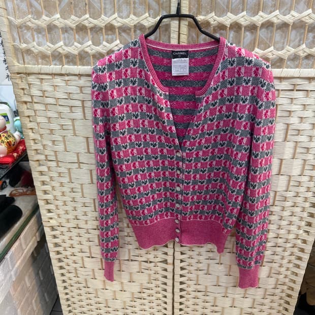 40/55 정품 샤넬 캐시미어 가디건 팝니다