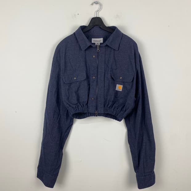 칼하트 리메이크 크롭 셔츠 자켓 XL <479>