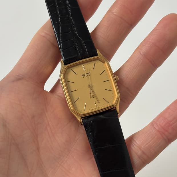 1980s Chariot Gold Tank Quartz