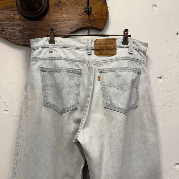 (34.5inch) 90s USA Levi’s 리바이스 550 Orang