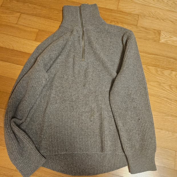 벨리에 하프집업 그레이L