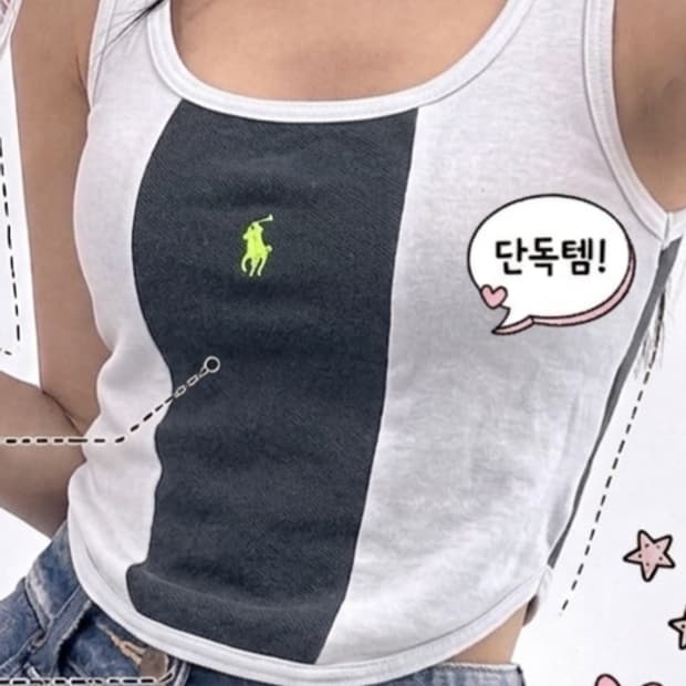 미착용) 김코디 커스텀 나시 폴로 슬리브리스