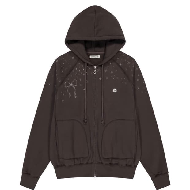 코이세이오 트윙클 후드집업 브라운