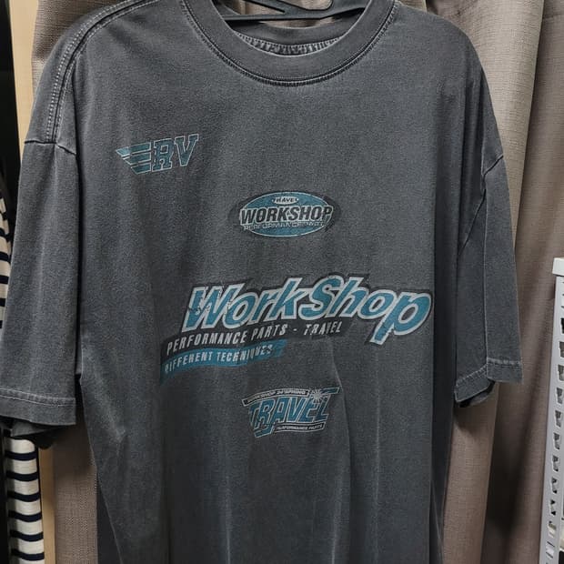 트래블 빈티지그래픽 반팔