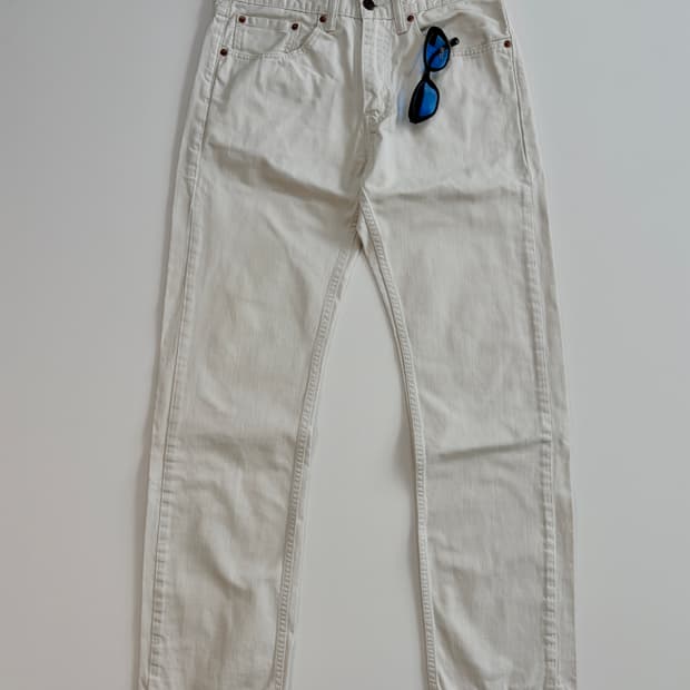 [31x32] 리바이스 505 아이보리 베이지탭