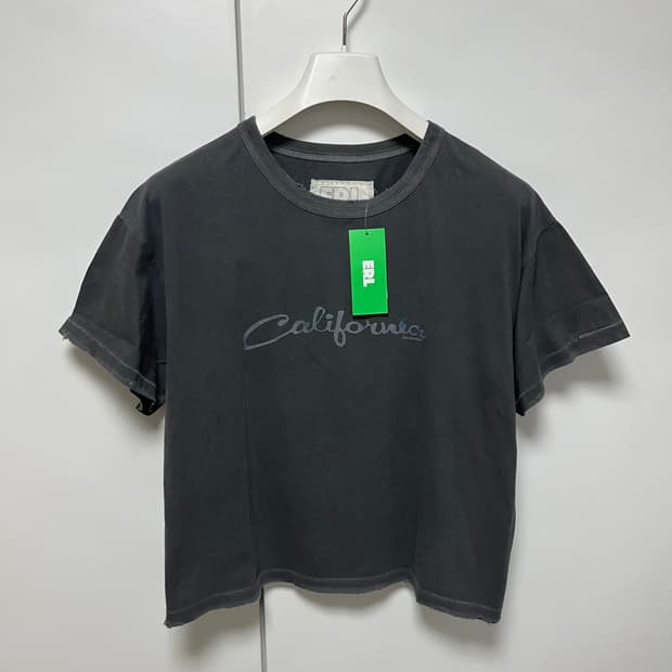 [M]이알엘 ERL 캘리포니아 워싱 티셔츠/차콜